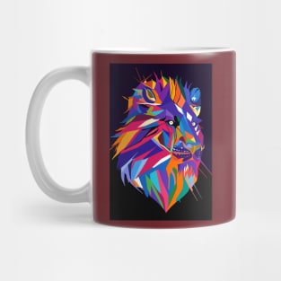 Lion animals art Mug